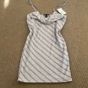 Lavender mini dress